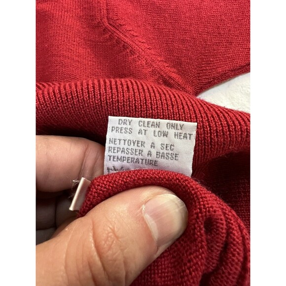 VTG Bogner Turtleneck Sweater 80's Ski Sporty Base Layer | Red | Womens Medium - Picture 11 of 16